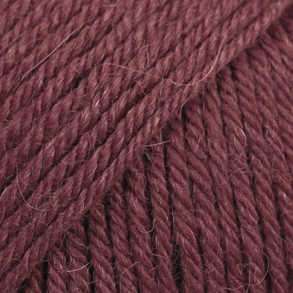 Fil DROPS Lima Uni Color - 50g - Rouge marron