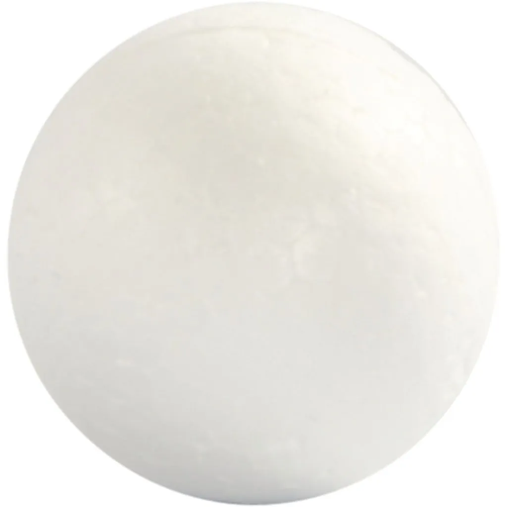 Boules en polystyrne - blanc - 3 cm - 10 pcs