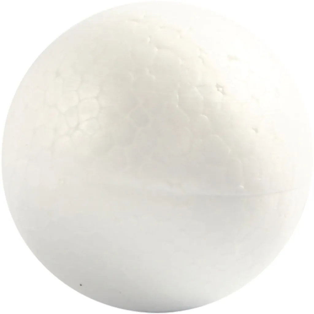 Boules en polystyrne - blanc - 5 cm - 5 pcs