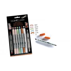 Copic Ciao 5+Blender set - Scrap & tampon set 1