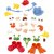 Parties du corps - couleurs mlanges - 26 pcs