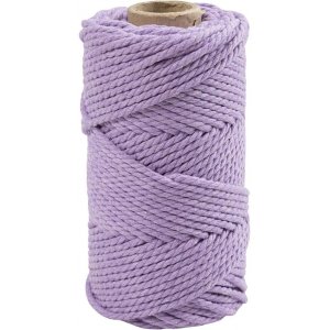 Fil macram, violet, 55 m