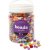 Perles en plastique - couleurs fortes - transparentes - 700 ml