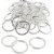 Porte-cls - plaqu argent - 50 pcs