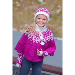 Patron tricot - Poncho, bonnet et cache-c?ur