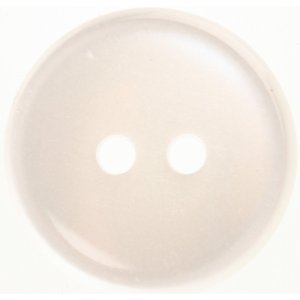 Bouton Rond 2 trous 10 mm 10pcs - Nacre