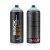 Peinture en arosol Montana Noir 400ml - 50% True Cyan