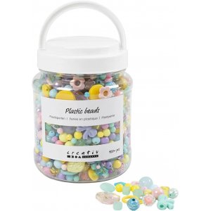 Perles classiques, couleurs mlanges, 700 ml