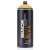 Peinture en arosol Montana Noir 400ml - Jaune Melon