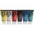 Peinture scolaire Acrylique - Mtallis - couleurs standards - mtallis - 6 x 20 ml