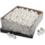 Boules et ?ufs en polystyrne - blanc - 550 pcs