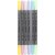 Marqueurs textiles - couleurs pastel - 6 pcs