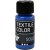 Peinture textile textile solide - bleu brillant - couvrante - 50 ml