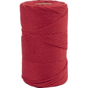 Fil macram - rouge - 2 mm - 198 m