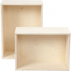 Botes de rangement - rectangle - 2 pcs