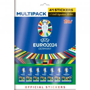 Autocollants Topps - Euro 2024 Mega Multipack Mix