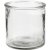 Verre  bougie - H7,8 cm, 6 pcs