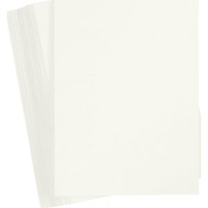 Carton color - blanc cass - A6 - 180 g - 100 feuilles