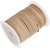 Cordon en cuir - beige - 2 mm - 50 m