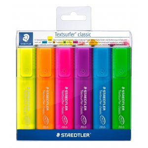 Surligneur Textsurfer Rainbow - 4 stylos