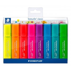 Surligneur Textsurfer Rainbow - 8 stylos