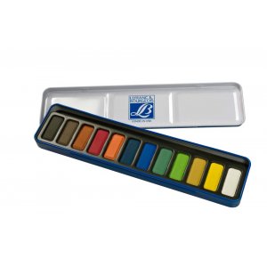 Coffret aquarelle L&B en Mtal - 12 Gobelets