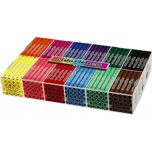 Crayons Colortime - couleurs standards - 5 mm - 24 pcs