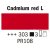 Peinture acrylique Rembrandt 40 ml - Rouge cadmium clair