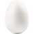 Oeufs Frigolit - Blanc - H6 cm - 50 pcs