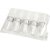 Pot en plastique avec couvercle - 100 ml - 10 pcs