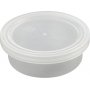 Pot en plastique avec couvercle - 45 ml - 20 pcs