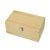 Coffret en bois non trait - 19x11x9 cm