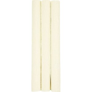 Papier crpon - blanc cass - 3 feuilles