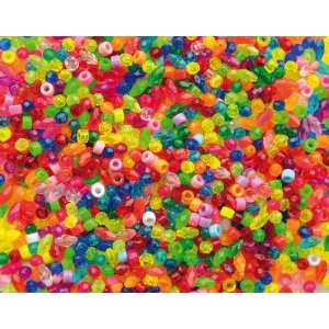 Mlange de perles en plastique 5300 pcs