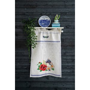 Kit de broderie Paradhanduk - Fleurs et myrtilles