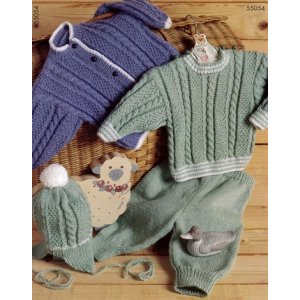 Patron tricot - Pull, cardigan, pantalon et bonnet