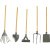 Accessoires du Pre Nol - Outils de jardinage - 5 diffrents