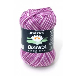 Fil Bianca Ombre - 50g - Rose/blanc (1533)