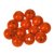 Perles en bois 12 mm - orange 30 pcs. diamtre du trou 3,0 mm