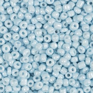 Perles de rocaille - bleu clair - 25 g