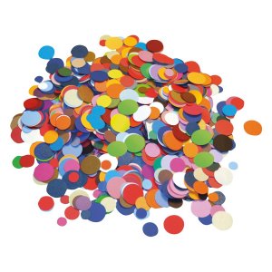 Mlange de cercles de mosaque en papier - 200 g