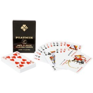 Cartes  jouer 100% plastique