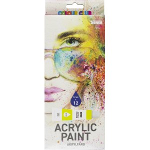 Peinture acrylique Color Club 12X12 Ml