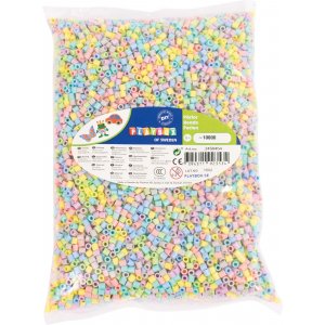 Perles tube mlange pastel - 10000 pcs