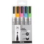 Marqueurs  craie - couleurs fortes - 5 pcs