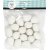 Oeufs de caille - plastique - blanc - 18 pcs