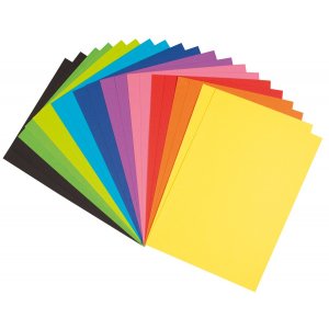 Mlange de papier A4 180g - 10 couleurs x 2 pcs