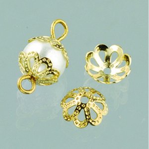 Attaches perles  8 mm - plaques or 30 pcs.