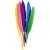 Plumes - couleurs mlanges - 48 pcs