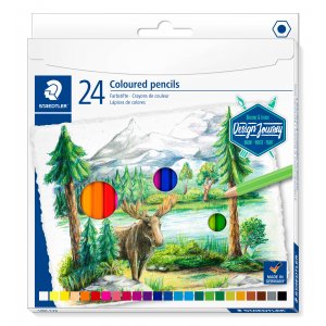 Crayons de couleur Design Journey - 24 crayons